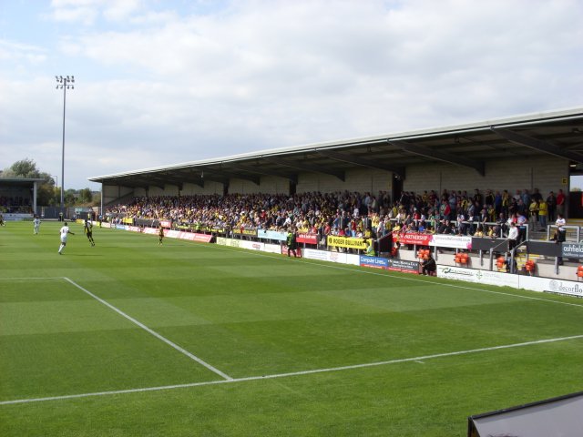 The North Stand During the Match